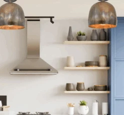 DOME BURNISHED COPPER Ceiling Light Rustic Farmhouse -The Lamp Goods 13