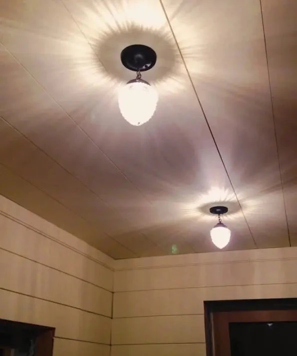 Acorn Antique Glass Ceiling Light With Chain 8 Acorn Antique Glass Ceiling Light With Chain - Image 6