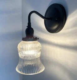 Bell Antique Holophane 1950's Glass Wall Sconce Light Fixture 11 Bell Antique Holophane 1950's Glass Wall Sconce Light Fixture -The Lamp Goods 67c1cc8c09254f9e443a2c54 4dca125f 4f75 4b02 932e 159fd6be1784