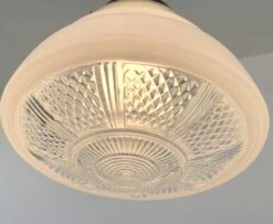Retro 1970's Mid Century Glass Pendant Lighting -The Lamp Goods 67c1cd6e09254f9e443a4c79