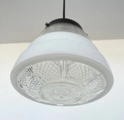 Retro 1970's Mid Century Glass Pendant Lighting -The Lamp Goods 67c1cd7109254f9e443a4cea