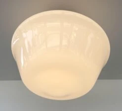 ELEGANT SCHOOLHOUSE Authentic Historical 1930's Antique Milk Glass Ceiling Light 13 ELEGANT SCHOOLHOUSE Authentic Historical 1930's Antique Milk Glass Ceiling Light -The Lamp Goods 67c1ce4a09254f9e443a5c5a