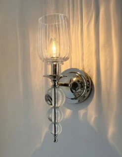 Modern Glass SCONCE Wall Sconce Light Fixture -The Lamp Goods 67c1cea309254f9e443a62b1
