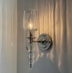 Modern Glass SCONCE Wall Sconce Light Fixture -The Lamp Goods 67c1cea409254f9e443a62b7