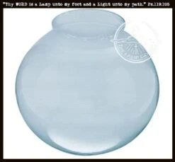 6" Clear Glass Globe Replacement