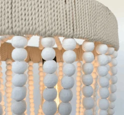 Very Large Farmhouse Beaded Chandelier Pendant Light -The Lamp Goods 8 2bf01c27 d83c 4b19 a7a5 552f470c6ae2