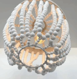 Very Large Farmhouse Beaded Chandelier Pendant Light -The Lamp Goods 9 0e9cede8 ba4f 4b58 8b37 9be48e87b1f2