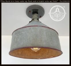 VINTAGE FARM FUNNEL Ceiling Light