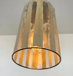 BAMBOO Fused MODERN Glass Pendant Lighting -The Lamp Goods BambooGlassPendantLight 10