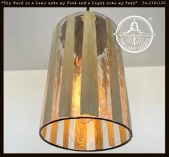 BAMBOO Fused MODERN Glass Pendant Lighting