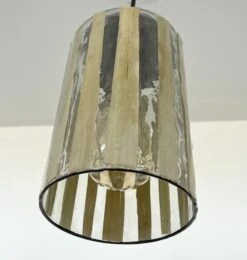 BAMBOO Fused MODERN Glass Pendant Lighting -The Lamp Goods BambooGlassPendantLight 3