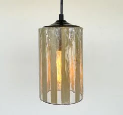 BAMBOO Fused MODERN Glass Pendant Lighting -The Lamp Goods BambooGlassPendantLight 7