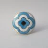 Blue + Gold Clover Knob(Blue Gold Clover Cabinet Knobs And Pulls) -The Lamp Goods Blue Gold Clover Knob 1