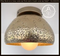 MODERN BRASS Ceiling Light Or Wall Sconce Lighting Fixture