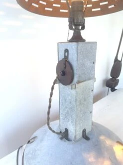 Original Antique Chicken Feeder Tall Farm Table Lamp 13 Original Antique Chicken Feeder Tall Farm Table Lamp -The Lamp Goods CHICKENfeederTableLamp 10