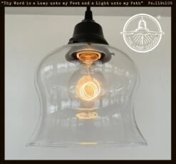 BELL Clear Glass Pendant Light