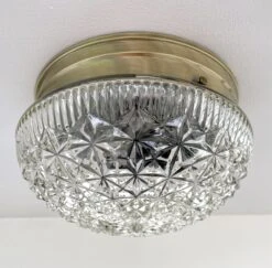 MID-CENTURY 1960's DIAMOND Ceiling Light -The Lamp Goods DiamondRegencyMidCenturyClearDomeceilinglight 3 f5ce797a e1d1 41ee 8461 34904baececf