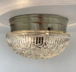 MID-CENTURY 1960's DIAMOND Ceiling Light -The Lamp Goods DiamondRegencyMidCenturyClearDomeceilinglightfixture 1 0a7b8480 2b75 47e5 909c 4520e4a16cd1