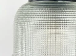 Factory Holophane Vintage Shade -The Lamp Goods FactoryHolophaneDomeDrumGlassPendantLightGrid 5