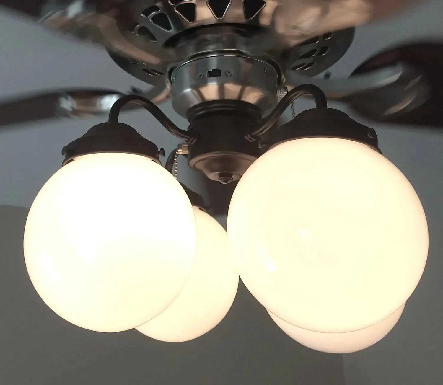 Modern Milk Glass Ceiling Fan LIGHT KIT - Image 5