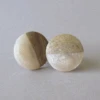 Half Moon Knob(Quartz Geia Knob) -The Lamp Goods Half Moon Wood Knob 3