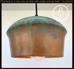 COPPER Handcrafted Rustic Farmhouse Wall Sconce Light -The Lamp Goods Handcrafted Copper Pendant Light Fixture logo