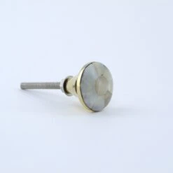 Mini Faceted Mother Of Pearl Knob(Mini Mother Of Pearl Knob) -The Lamp Goods IMG 0539