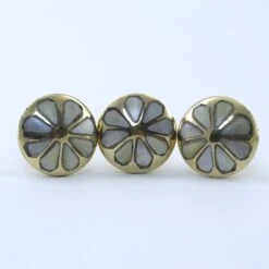 Mother Of Pearl Daisy Knob(Copy Of Mother Of Pearl Alice Knob) -The Lamp Goods IMG 0564