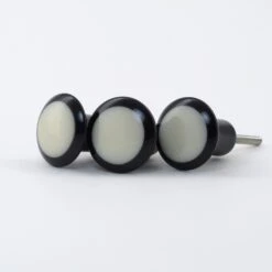 Black And White Dottie Knob(Black And White Dottie Knob) -The Lamp Goods IMG 0600