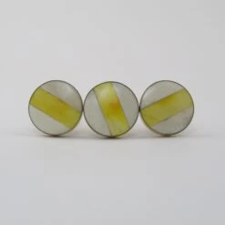 Sand Dunes Yellow Stripe Knob(Sand Dunes Yellow Stripe Knob) -The Lamp Goods IMG 0618