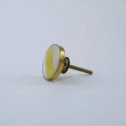 Sand Dunes Yellow Stripe Knob(Sand Dunes Yellow Stripe Knob) -The Lamp Goods IMG 0619