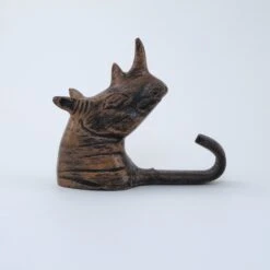 Copper Rhino Wall Hook(Copper Rhino Wall Hook) 8 Copper Rhino Wall Hook(Copper Rhino Wall Hook) -The Lamp Goods IMG 0653