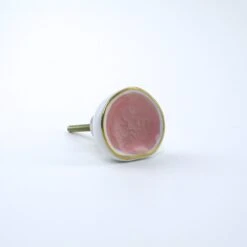 Sea Glass Knob - Pink(Sea Glass Pink Knob) -The Lamp Goods IMG 0679