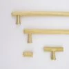 Knurled Brass T-Bar + Handles(Knurled T Bar Brass Matte Black Handles 1) 1 Knurled Brass T-Bar + Handles(Knurled T Bar Brass Matte Black Handles 1) -The Lamp Goods IMG 1012