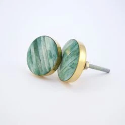 Sand Dunes Knob - Jade Green(Sand Dunes Knob Turquoise) -The Lamp Goods IMG 1188