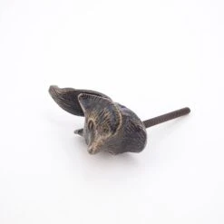 Bronze Fox Knob With Tail(Bronze Fox Knob With Tail) -The Lamp Goods IMG 1232