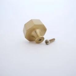 Mod Brass Hex Knob(Mod Brass Hex Knob 1) -The Lamp Goods IMG 1301