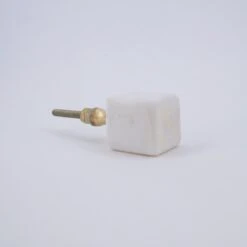Square White Quartz Knob(Square White Quartz Knob) 16 Square White Quartz Knob(Square White Quartz Knob) -The Lamp Goods IMG 1328