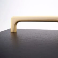 Simple Matte Gold Cabinet Pulls(Mod Brass T Bar Knob) -The Lamp Goods IMG 1367