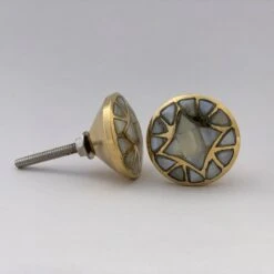 Diamond Mother Of Pearl Knob(Golden Mother Of Pearl Cabinet Knobs And Pulls)