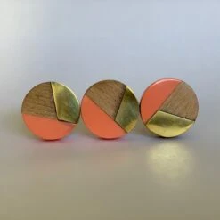 Geo Knob - Melon(Gold Melon Geo Knob)