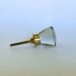 Beach Glass - Clear(Beach Glass Clear Cabinet Knobs And Pulls) -The Lamp Goods IMG 5827