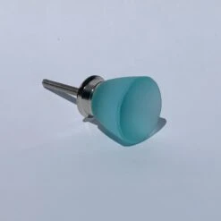 Beach Glass Knob - Frosted Turquoise(Beach Glass Turquoise Cabinet Knobs And Pulls)