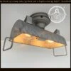 INDUSTRIAL GALVANIZED Ceiling Light Fixture -The Lamp Goods IndustrialGalvanizedCeilingLightFixtureFarmhouseFlushMountRustic