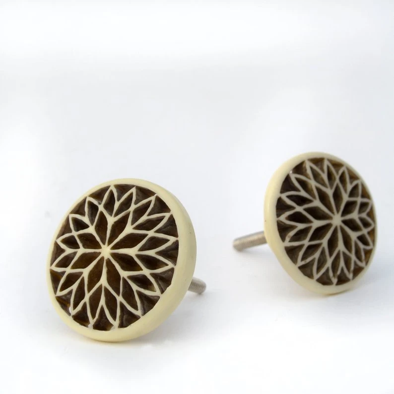 Ivory Mandela Knob(Ivory Mandela Knob) 6 Ivory Mandela Knob(Ivory Mandela Knob) - Image 4