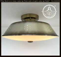MID CENTURY 1950's-60's Ceiling Light