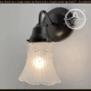 Vanity SCONCE Wall Light 1950s Fixture Frost & Clear Antique Vintage Glass 2 Vanity SCONCE Wall Light 1950s Fixture Frost & Clear Antique Vintage Glass -The Lamp Goods LOGOBackground 2000x1860px 13
