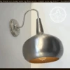 Polished Steel LARGE MODERN Wall Sconce Light Fixture -The Lamp Goods LOGOBackground 2000x1860px 15