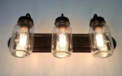 Mason Jar Bathroom Vanity Light -The Lamp Goods M Mason Jar Vanity Bar Trio New Quart Lighting Fixture by Lamp Goods Farmhouse Rustic Light Ball Wall Sconce Barn 10 587e10b1 3d6d 423d acad 774bb988373e