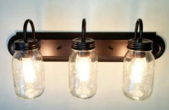 Mason Jar Bathroom Vanity Light -The Lamp Goods M Mason Jar Vanity Bar Trio New Quart Lighting Fixture by Lamp Goods Farmhouse Rustic Light Ball Wall Sconce Barn 8 672a3903 9a01 4529 91c9 67c3c6ee237c